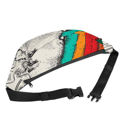 Ethnic African Girl Print Fanny Pack