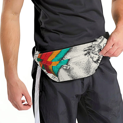 Ethnic African Girl Print Fanny Pack