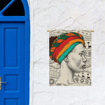 Ethnic African Girl Print Garden Flag