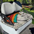 Ethnic African Girl Print Golf Cart Seat Cover