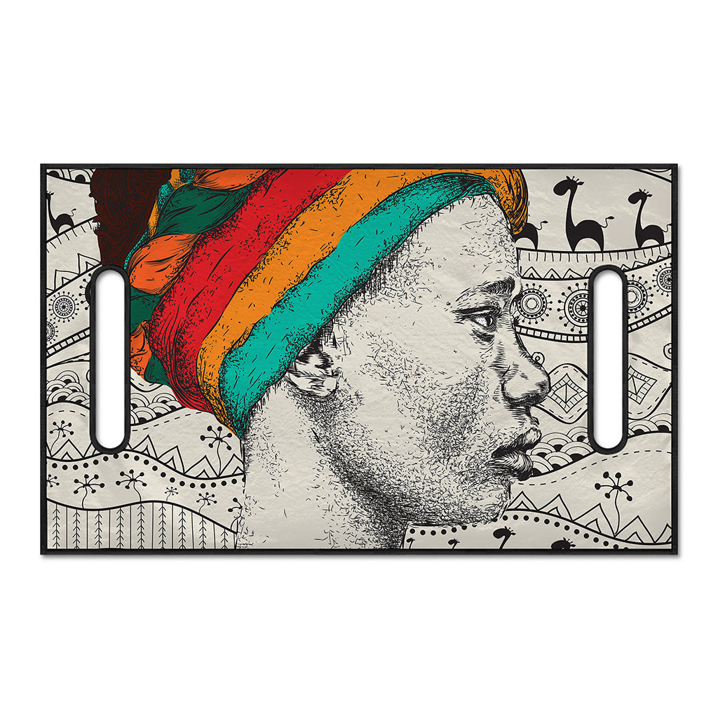Ethnic African Girl Print Golf Cart Seat Cover