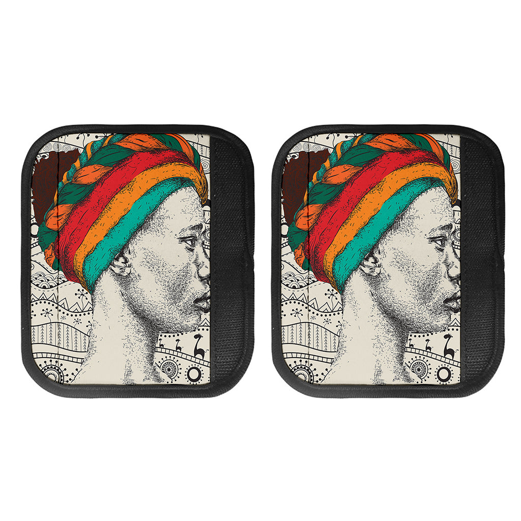Ethnic African Girl Print Handle Covers