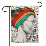 Ethnic African Girl Print House Flag