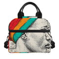 Ethnic African Girl Print Insulated Lunch Bag