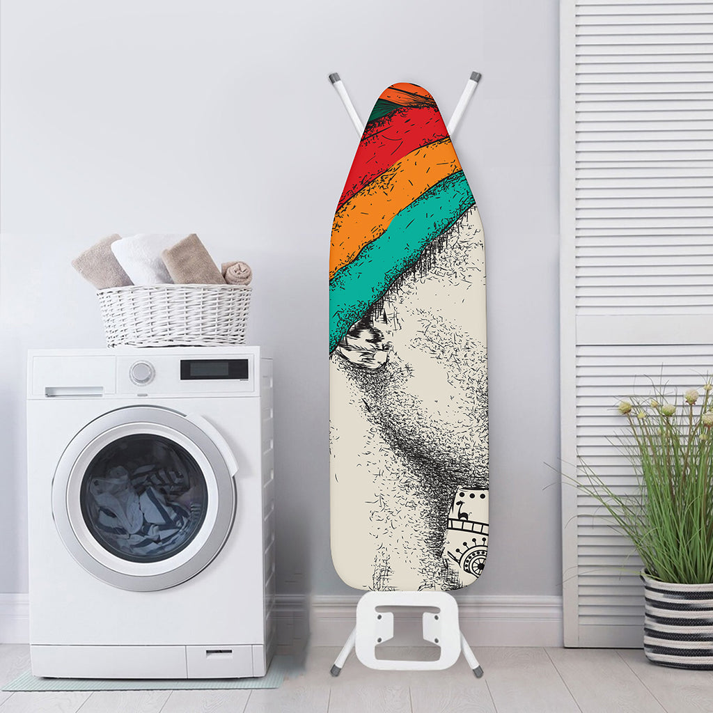 Ethnic African Girl Print Ironing Board Cover