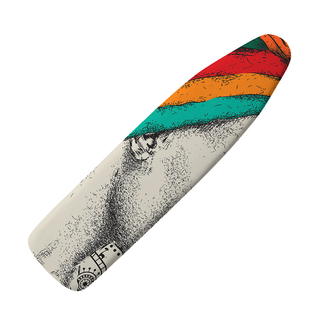 Ethnic African Girl Print Ironing Board Cover