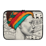 Ethnic African Girl Print Laptop Sleeve