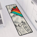 Ethnic African Girl Print Long Kitchen Mat