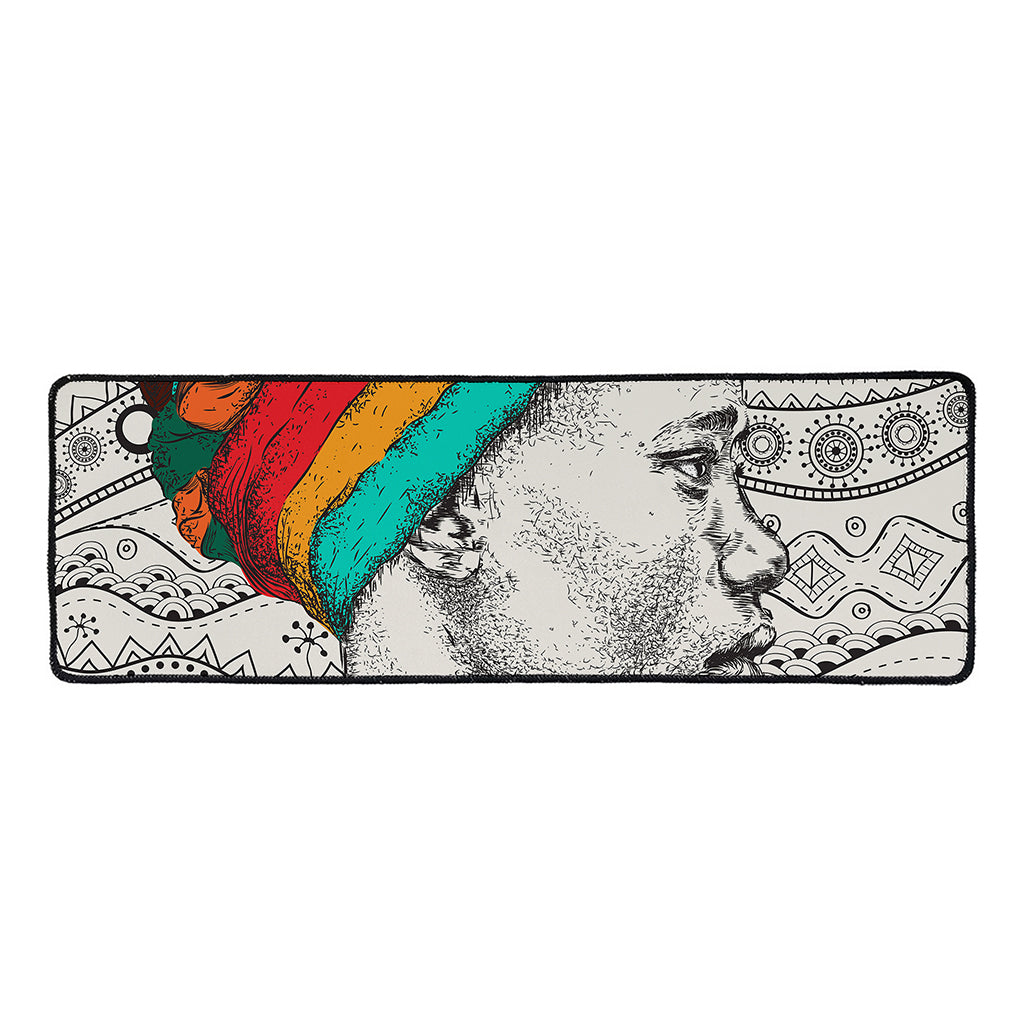 Ethnic African Girl Print Long Kitchen Mat
