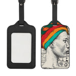 Ethnic African Girl Print Luggage Tag