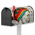 Ethnic African Girl Print Mailbox Cover