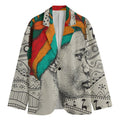 Ethnic African Girl Print Men's Blazer