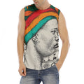 Ethnic African Girl Print Men's Fitness Tank Top