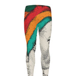 Ethnic African Girl Print Men's leggings