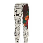 Ethnic African Girl Print Men's leggings