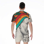 Ethnic African Girl Print Men's Rompers