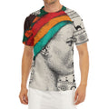 Ethnic African Girl Print Men's Short Sleeve Rash Guard