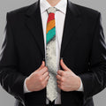 Ethnic African Girl Print Necktie