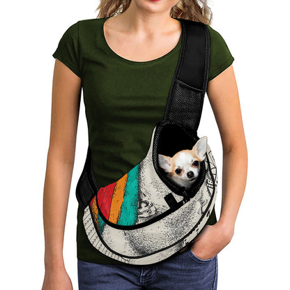 Ethnic African Girl Print Pet Sling Carrier