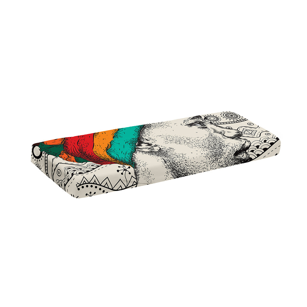 Ethnic African Girl Print Piano Keyboard Cover