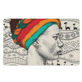 Ethnic African Girl Print Polyester Doormat