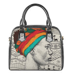 Ethnic African Girl Print Shoulder Handbag