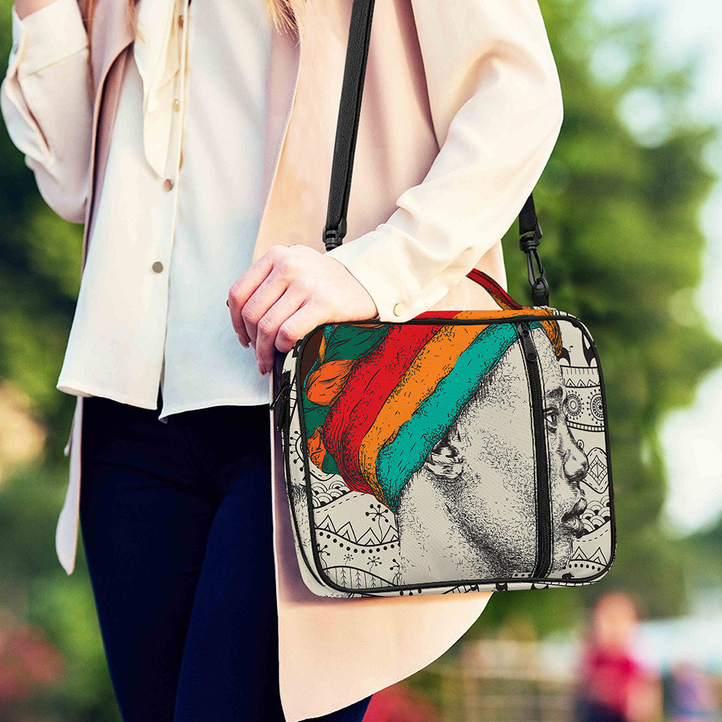 Ethnic African Girl Print Shoulder Strap Bible Bag