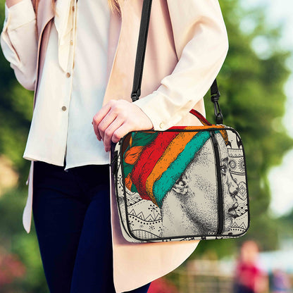 Ethnic African Girl Print Shoulder Strap Bible Bag