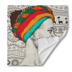 Ethnic African Girl Print Silk Bandana