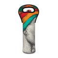 Ethnic African Girl Print Single Neoprene Wine Tote
