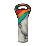 Ethnic African Girl Print Single Neoprene Wine Tote