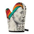 Ethnic African Girl Print Single Oven Mitt