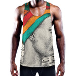Ethnic African Girl Print Training Tank Top