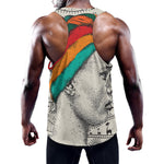 Ethnic African Girl Print Training Tank Top
