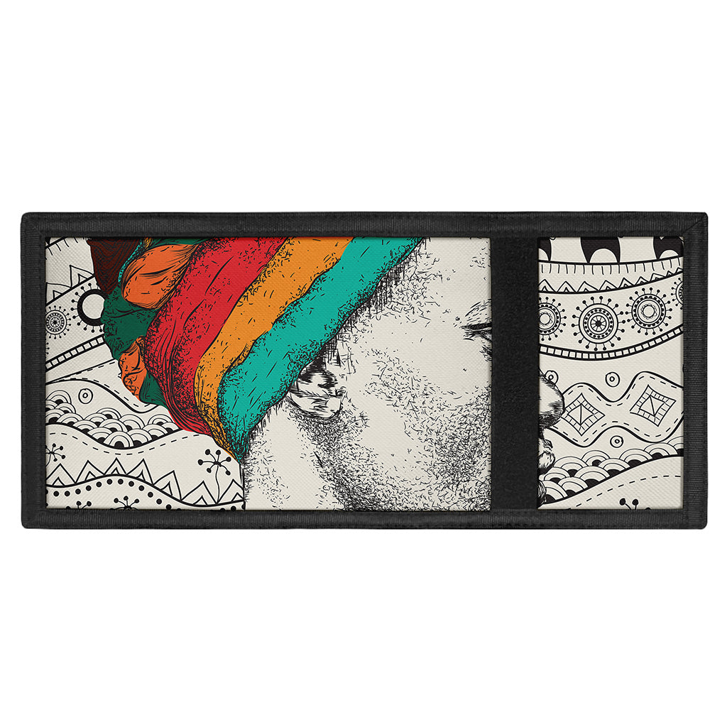 Ethnic African Girl Print Trifold Wallet