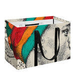 Ethnic African Girl Print Utility Tote Bag