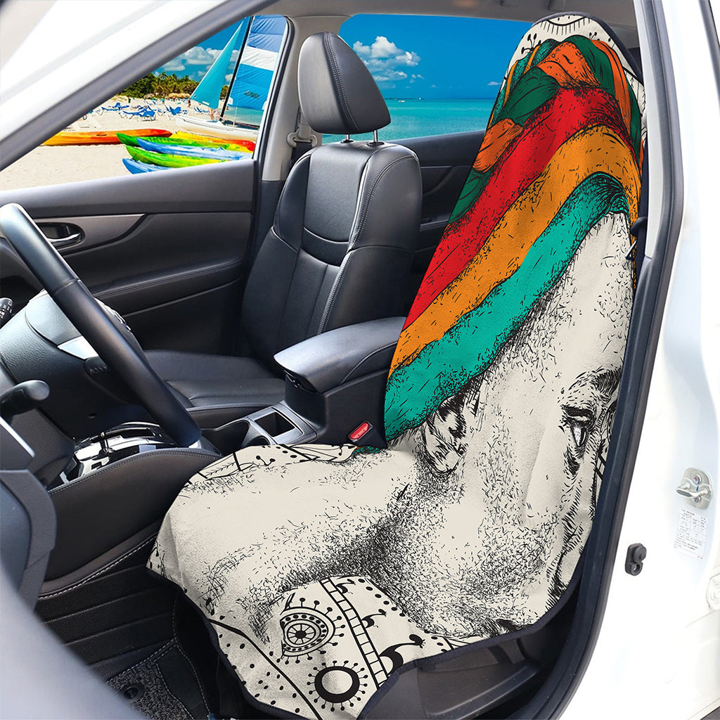 Ethnic African Girl Print Waterproof Car Seat Cover