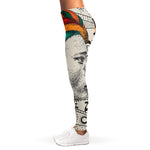 Ethnic African Girl Print Women's Leggings