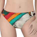 Ethnic African Girl Print Women's Thong