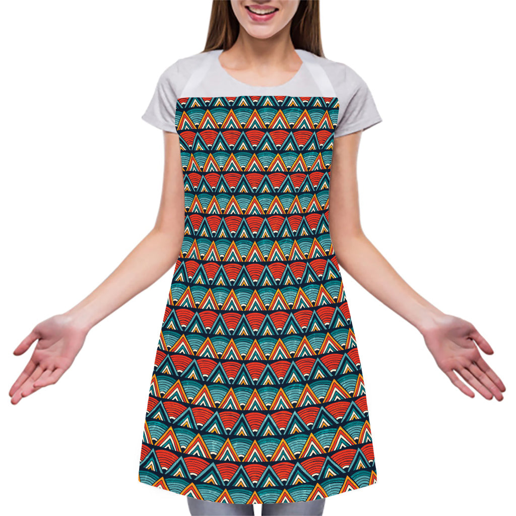 Ethnic African Inspired Pattern Print Adjustable Apron