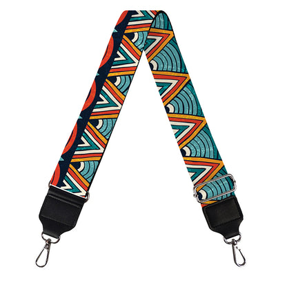 Ethnic African Inspired Pattern Print Bag Strap