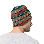 Ethnic African Inspired Pattern Print Beanie