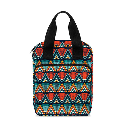 Ethnic African Inspired Pattern Print Bible Tote Bag