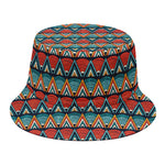 Ethnic African Inspired Pattern Print Bucket Hat