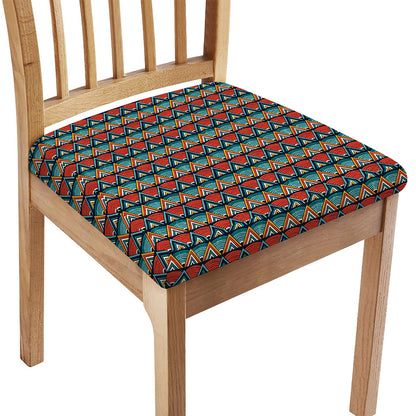 Ethnic African Inspired Pattern Print Chair Cushion Cover