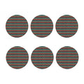 Ethnic African Inspired Pattern Print Coaster Set