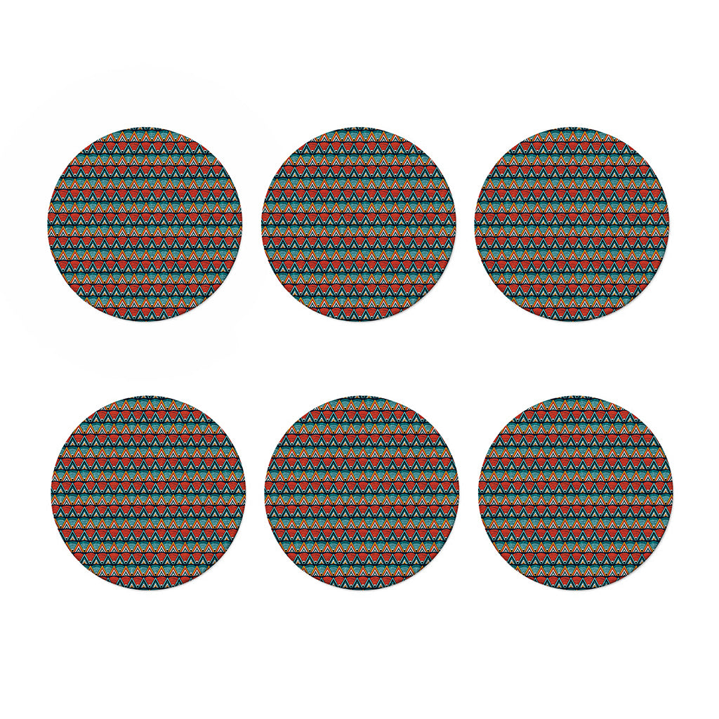 Ethnic African Inspired Pattern Print Coaster Set
