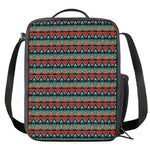 Ethnic African Inspired Pattern Print Crossbody Lunch Bag