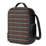 Ethnic African Inspired Pattern Print Crossbody Lunch Bag