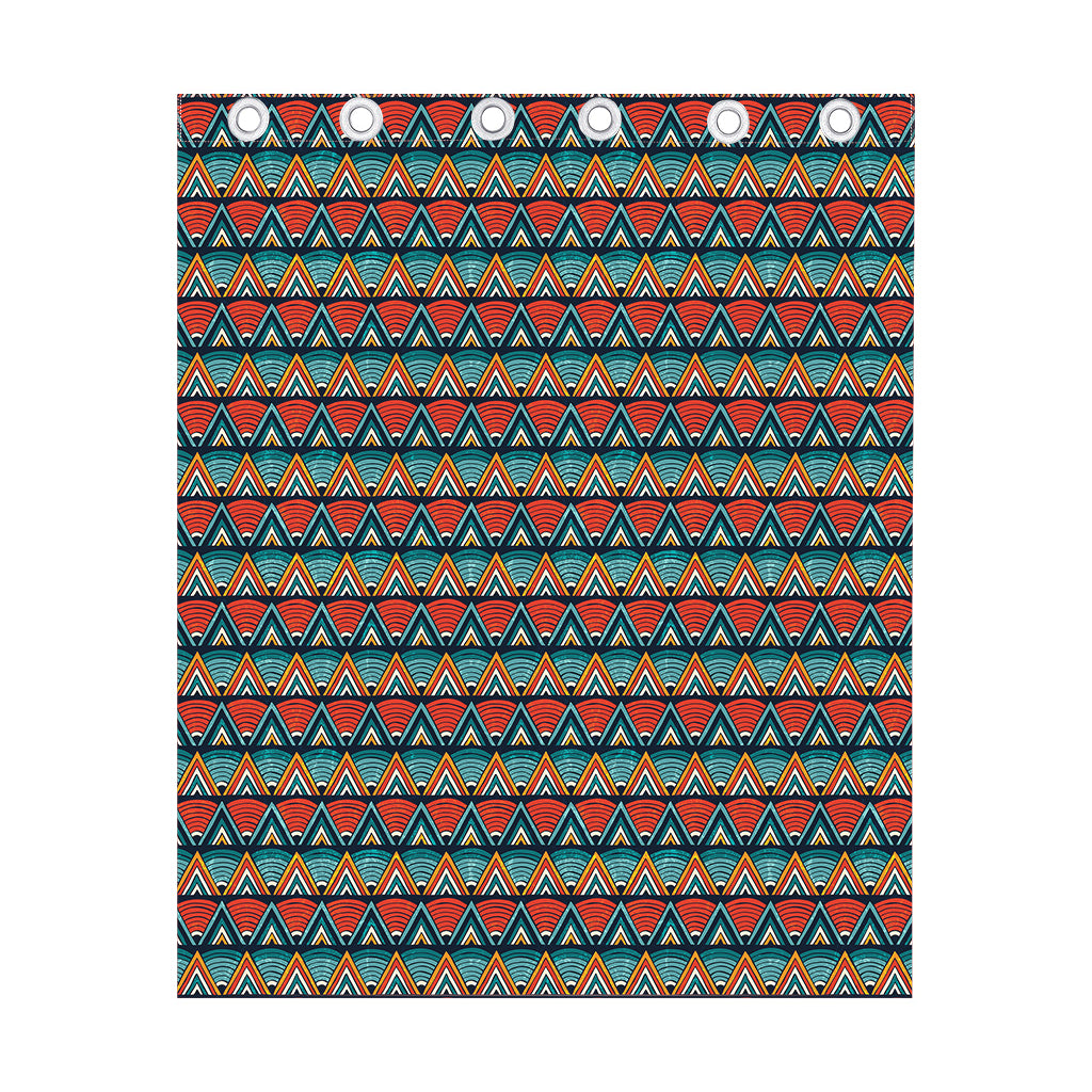 Ethnic African Inspired Pattern Print Curtain